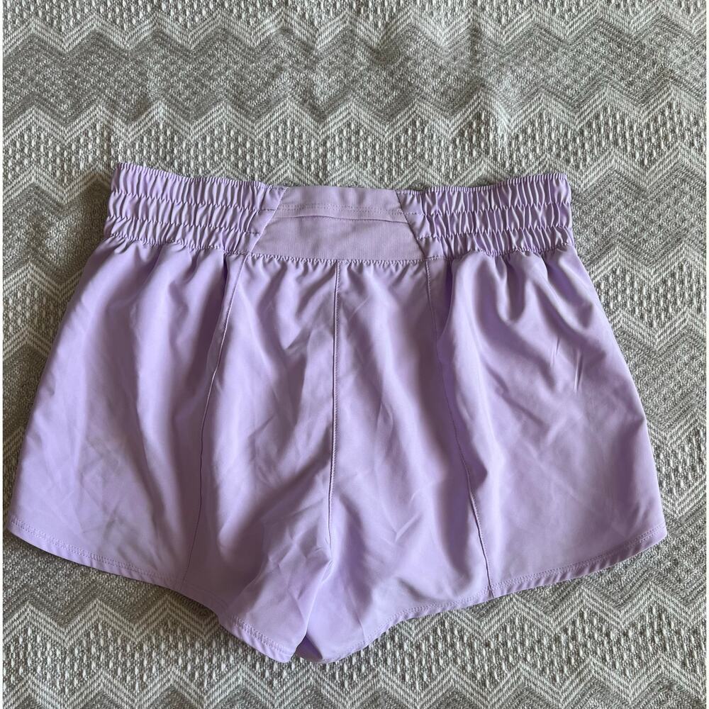 Nike Women's One Dri-FIT Mid-Rise 3" Brief-Lined Shorts-Lilac, size S, NWT! - Picture 6 of 9